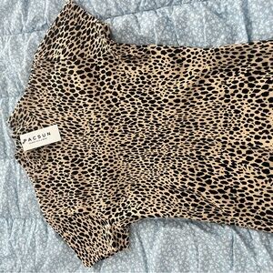 brandy melville cheetah print top